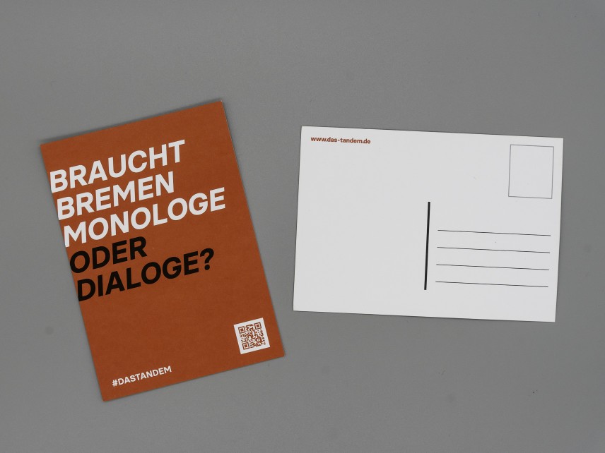 Postkarte Braucht Bremen Monologe oder Dialoge?