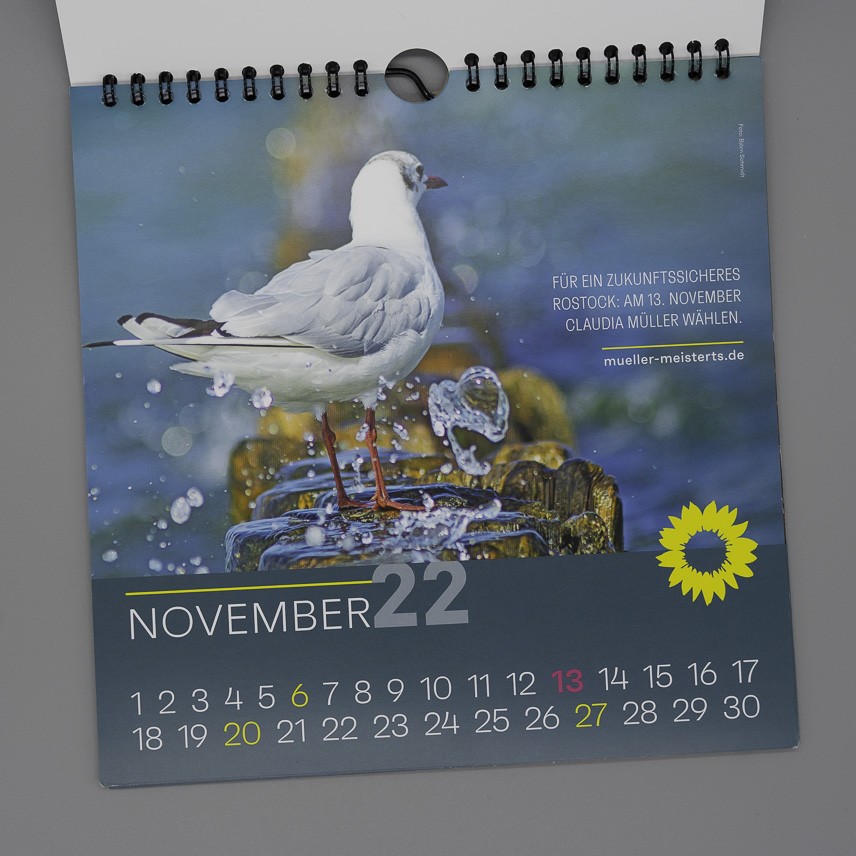 Give Away Kalender: Zukunftshafen.