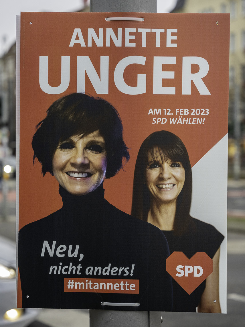 Kandidierendenplakat Neu, nicht anders!