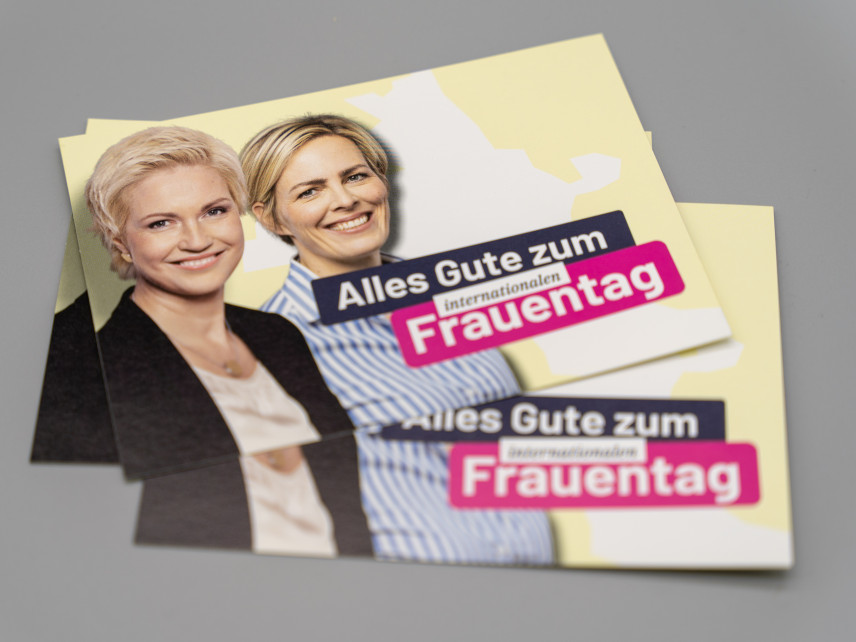 Flyer Alles Gute zum internationalen Frauentag