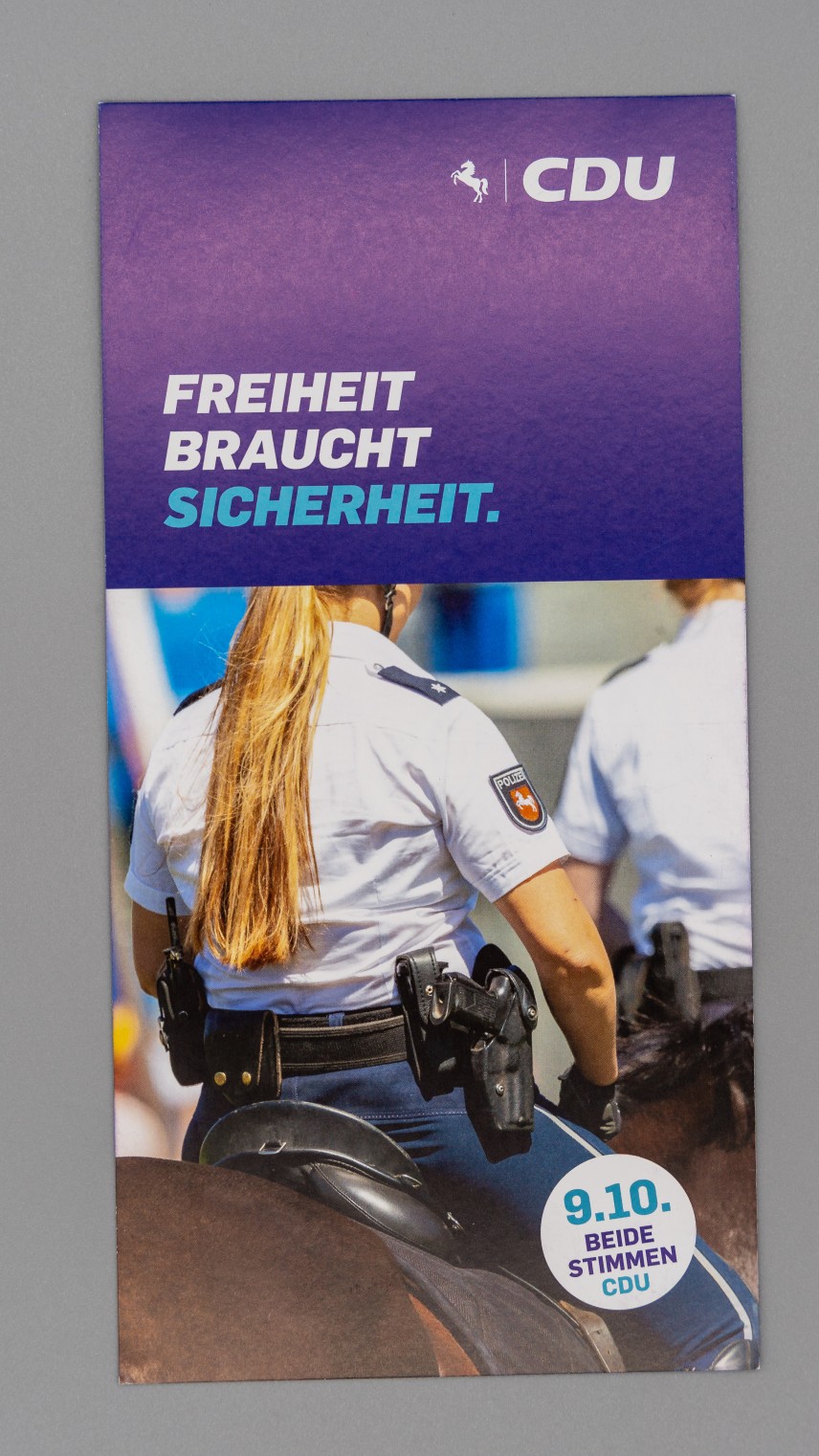 Flyer Freiheit braucht Sicherheit.