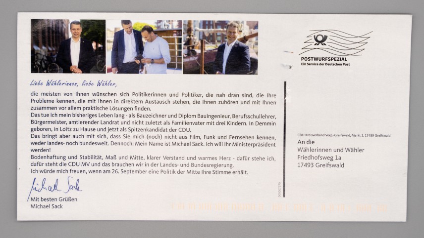 Flyer Mit jeder Stimme. Zu neuer Stärke.