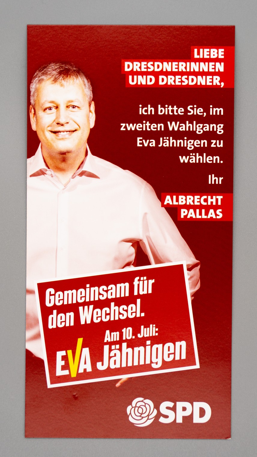 Flyer Stichwahlkampagne