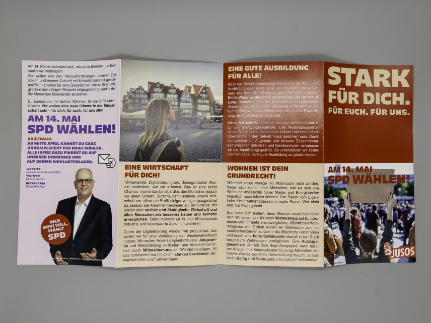 Flyer Stark für dich. Für euch. Für uns.