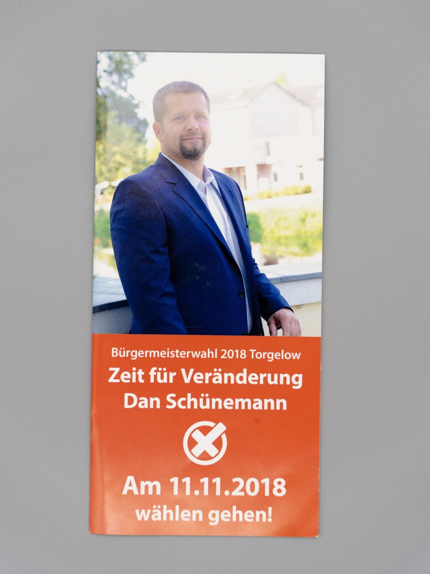 Flyer Zeit für Veränderung. Dan Schünemann.