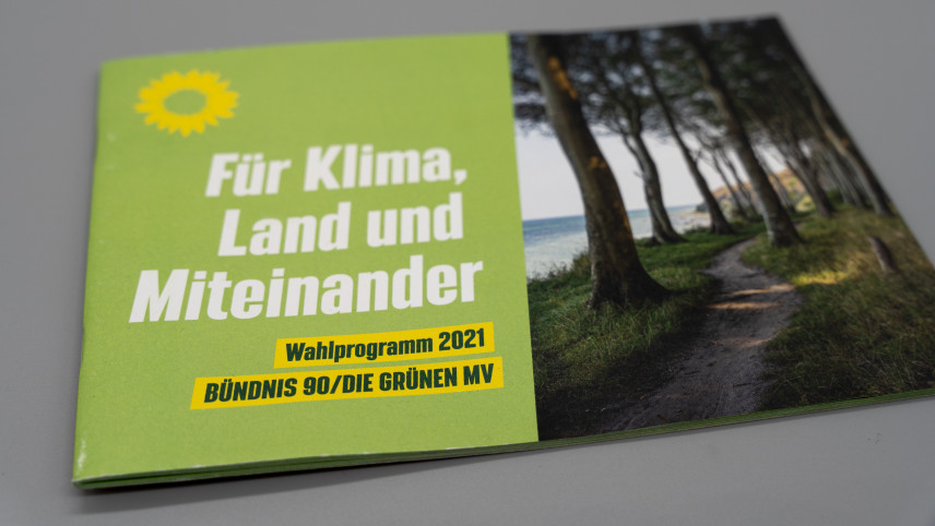 Broschüre Für Klima, Land und Miteinander. Wahlprogramm 2021