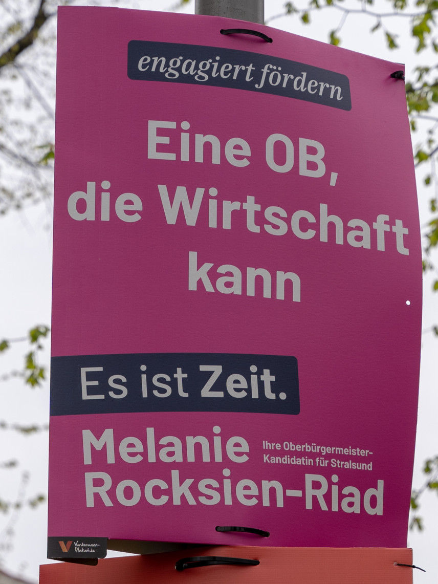 Themenplakat Eine OB, die Wirtschaft kann.