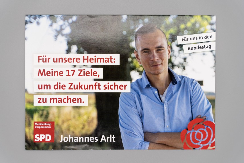 Flyer Für unsere Heimat: Meine 17 Ziele um die Zukunft sicher zu machen.