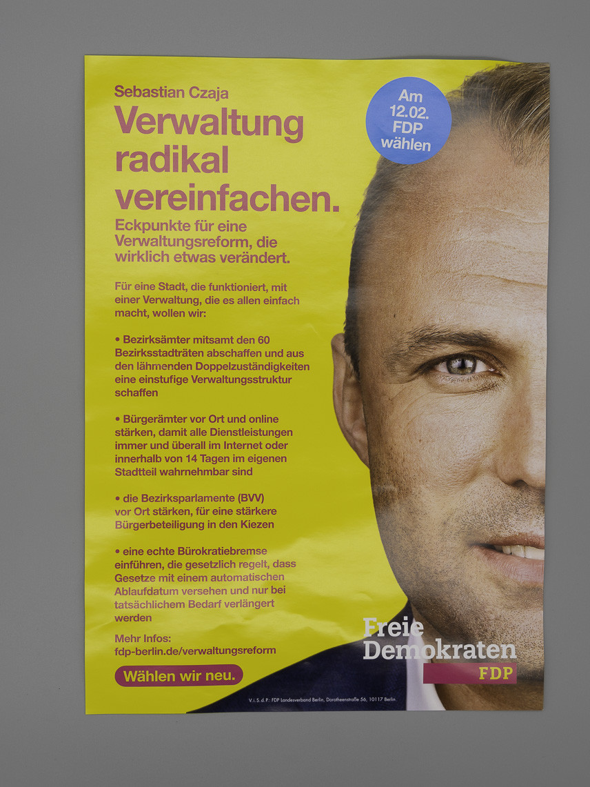 Flyer Verwaltung radikal vereinfachen.