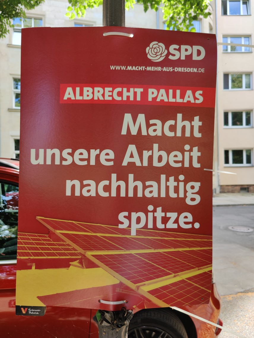 Themenplakat Macht unsere Arbeit nachhaltig spitze.