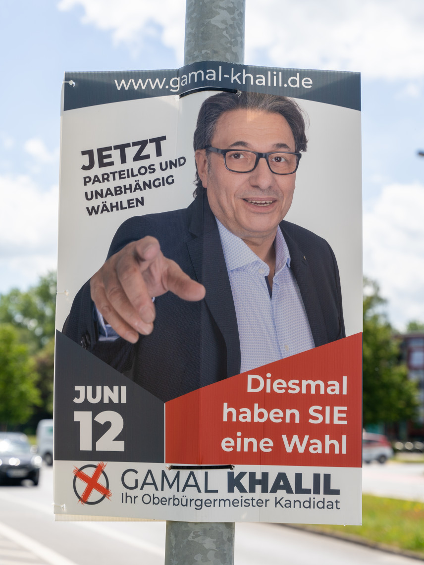 Kandidierendenplakat Diesmal haben Sie die Wahl!