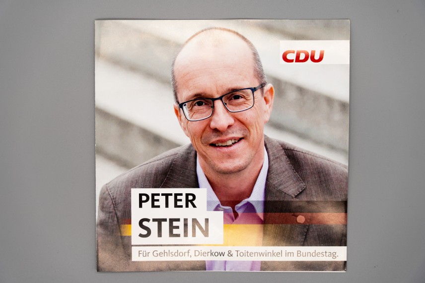 Flyer Für Gehlsdorf, Dierkow & Toitenwinkel in den Bundestag.