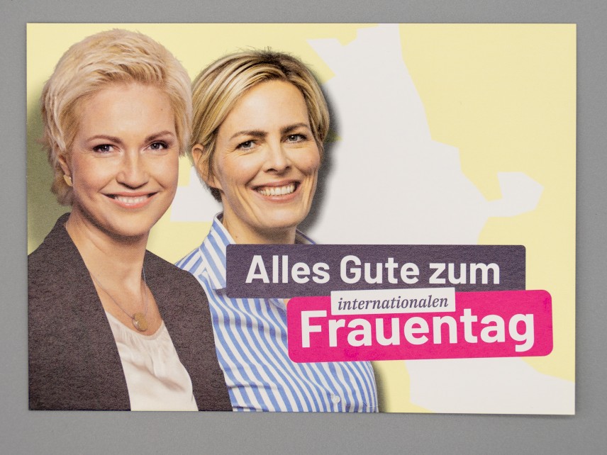 Flyer Alles Gute zum internationalen Frauentag