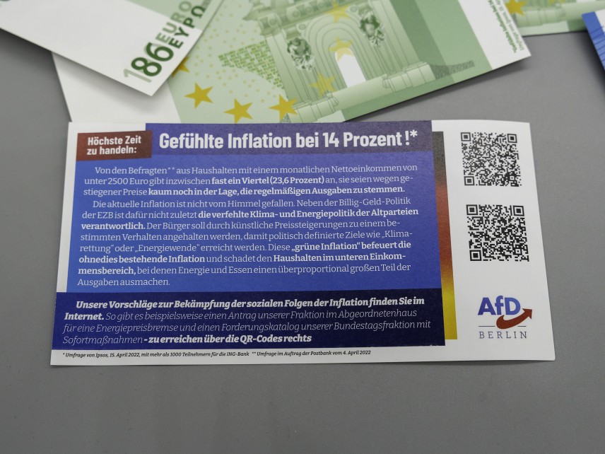 Sonstige Inflationsgeldscheine: Gefühlte Inflation bei 14 Prozent!