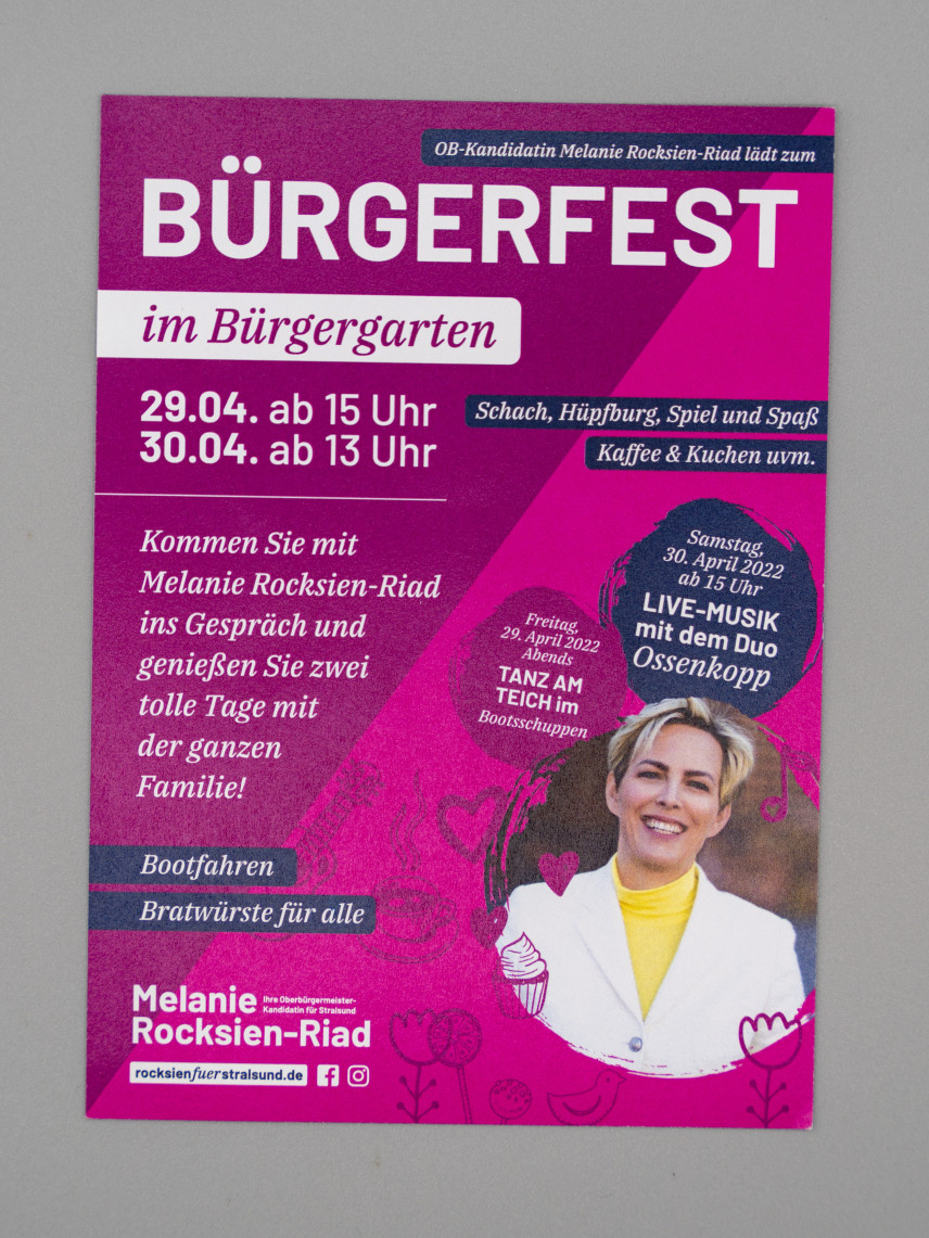 Flyer Einladung Bürgerfest