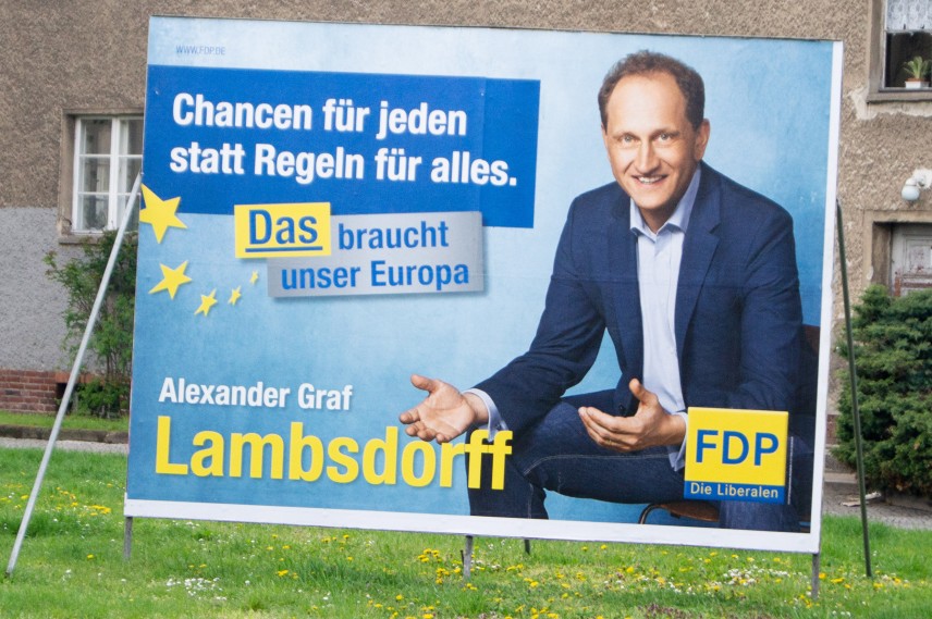 Großaufsteller Chancen für jeden statt Regeln für alles. Das braucht unser Europa.