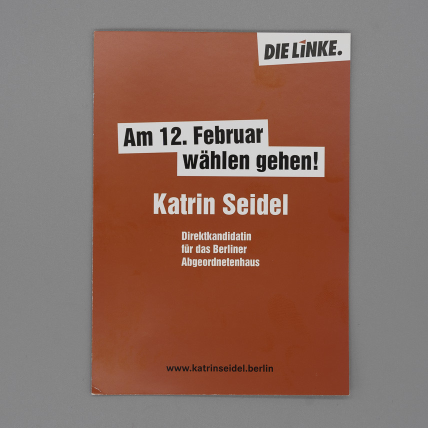 Flyer Katrin Seidel. Kinderschutz stärken - Armut bekämpfen.