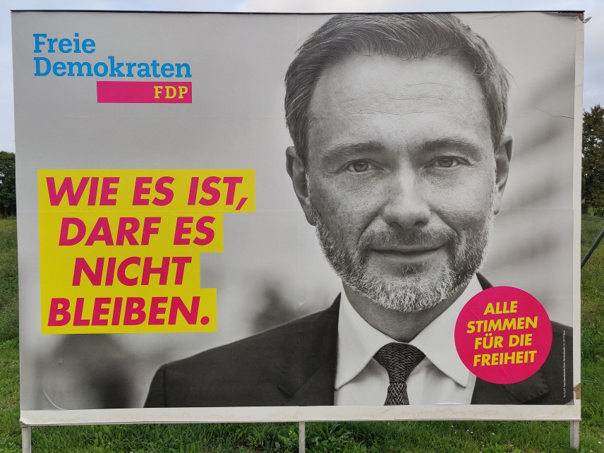 Großaufsteller Wie es ist, darf es nicht bleiben.