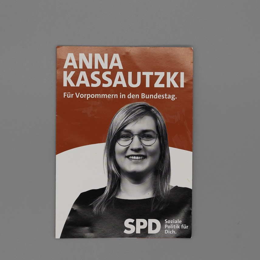 Flyer Anna Kassautzki. Darf ich mich vorstellen?