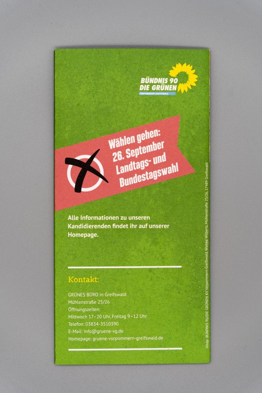 Flyer Grüne Begegnungen