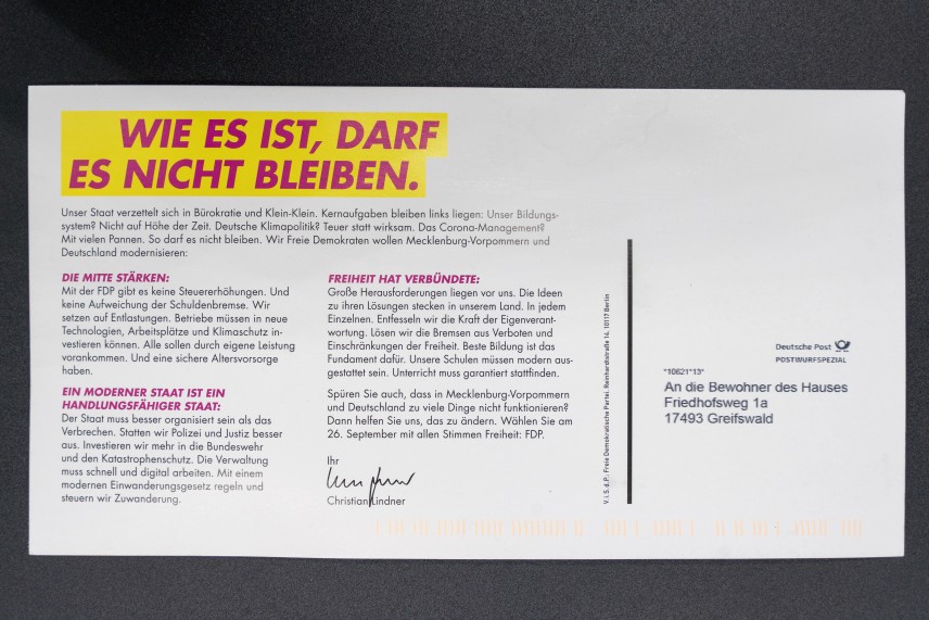 Flyer Wie es ist, darf es nicht bleiben.