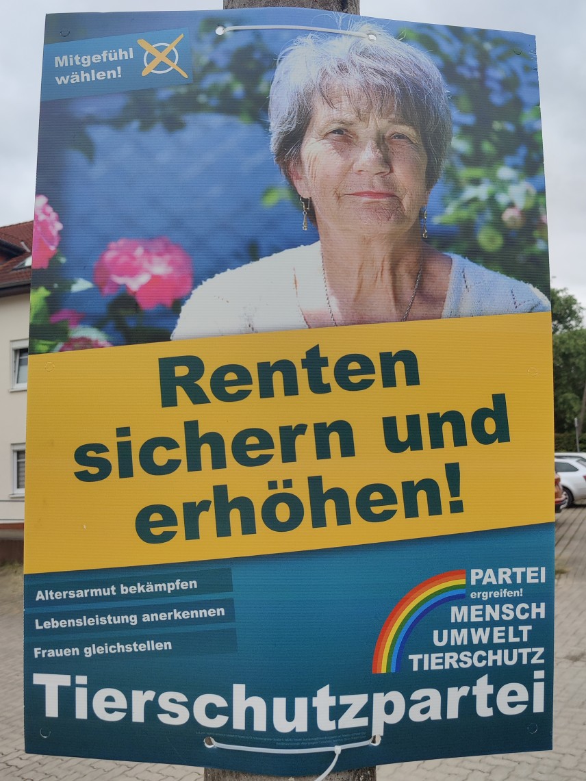 Themenplakat Renten sichern und erhöhen!