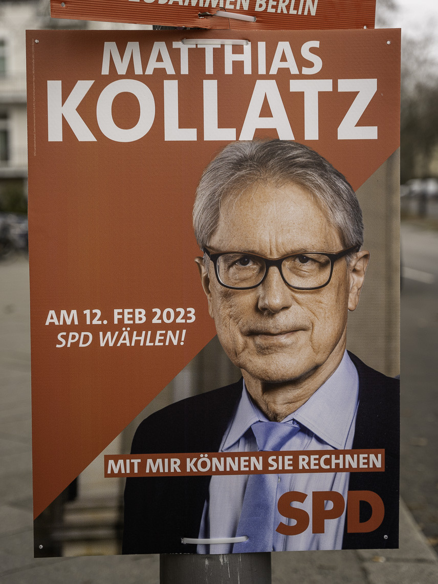 Kandidierendenplakat Mit mir können Sie rechnen.