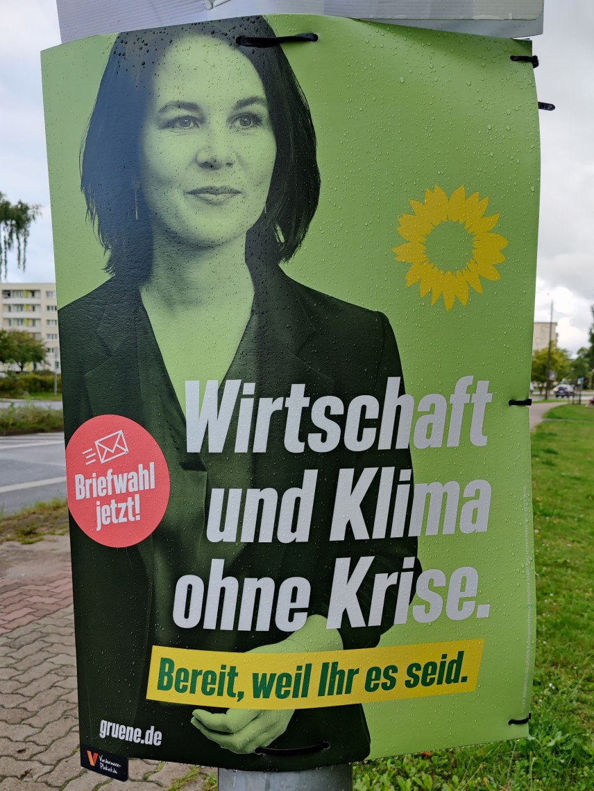 Themenplakat Wirtschaft und Klima ohne Krise.