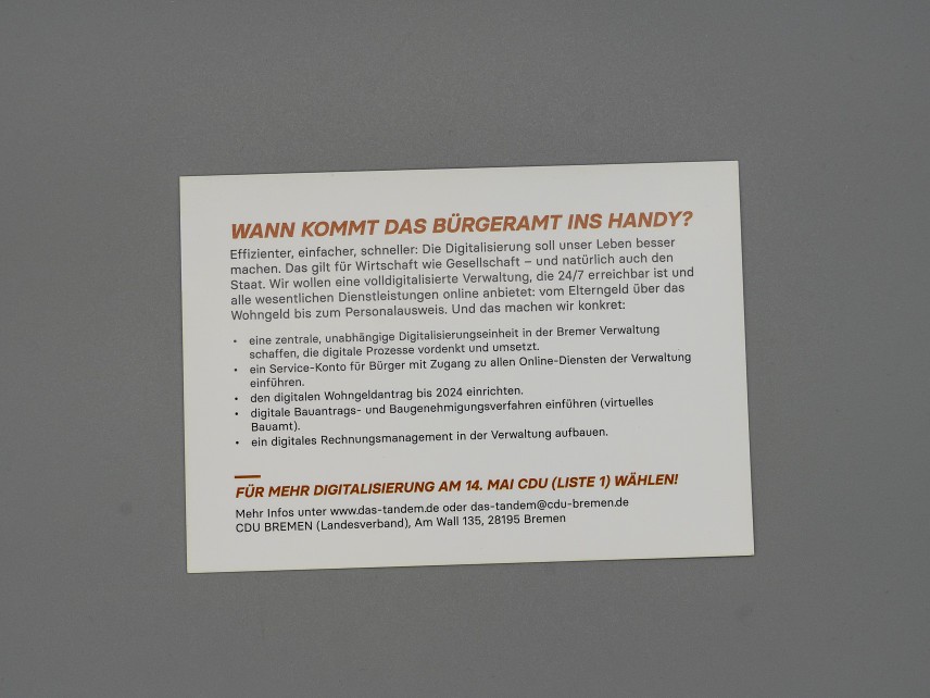 Flyer Alter Verwalter: Endlich Digitalisierung.