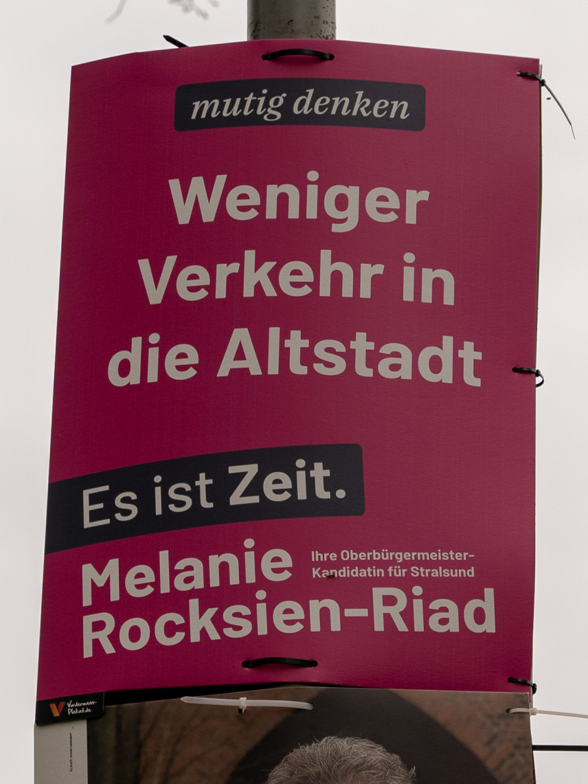 Themenplakat Weniger Verkehr in die Altstadt