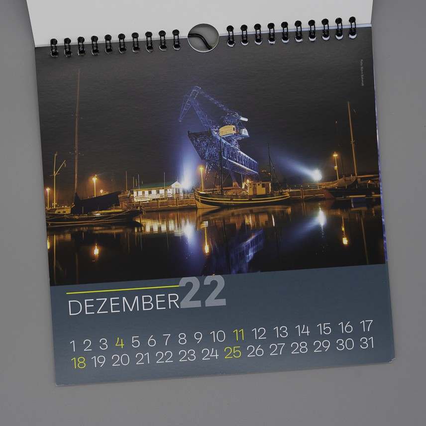 Give Away Kalender: Zukunftshafen.