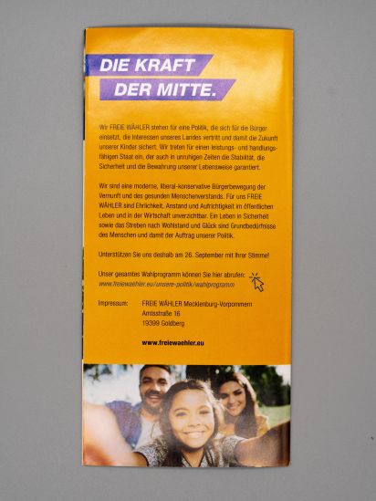 Flyer Ein Deutschland für alle.