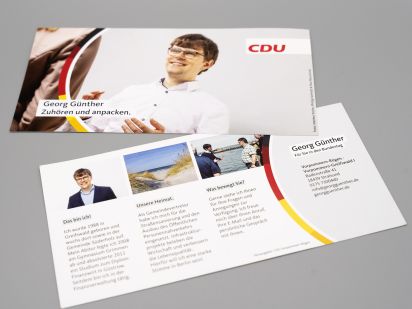 Flyer Zuhören und Anpacken