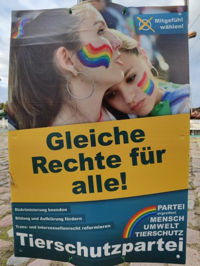 Themenplakat Gleiche Rechte für alle!