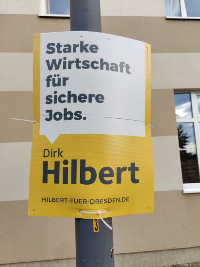 Themenplakat Starke Wirtschaft für sichere Jobs.