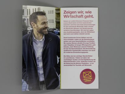 Flyer Zeigen wir, was geht. Kurzwahlprogramm.