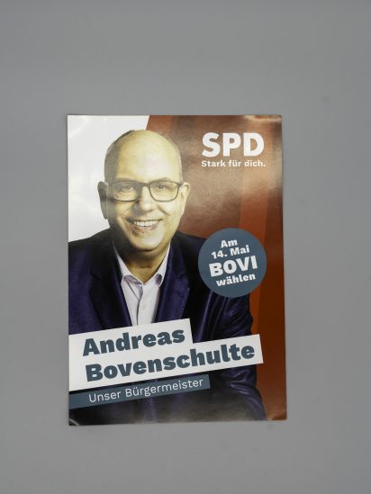 Flyer Andreas Bovenschulte. Unser Bürgermeister.