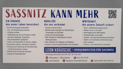 Flyer Das sagen Sassnitzer die ihn kennen