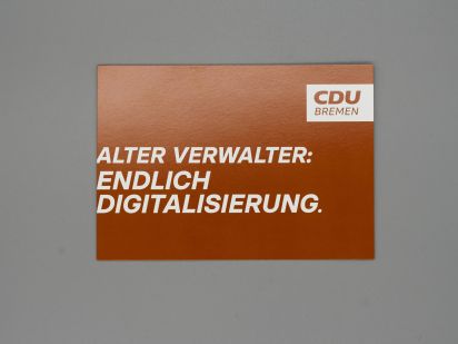 Flyer Alter Verwalter: Endlich Digitalisierung.