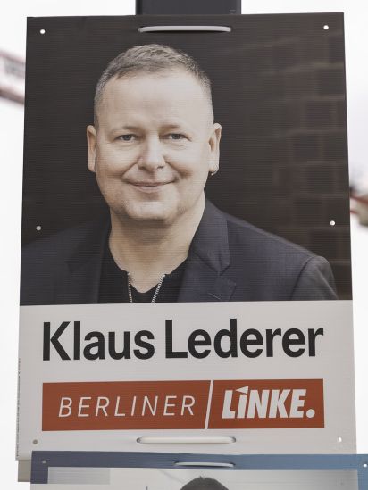 Kandidierendenplakat Klaus Lederer