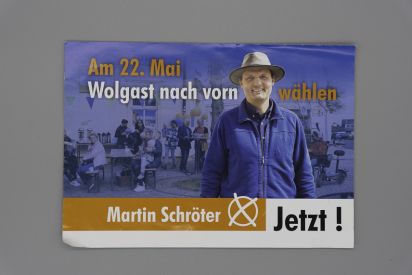 Flyer Am 22. Mai Wolgast nach vorne wählen! Martin Schröter jetzt!