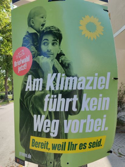 Themenplakat Am Klimaziel führt kein Weg vorbei.