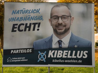 Großaufsteller Natürlich, unabhängig, echt!