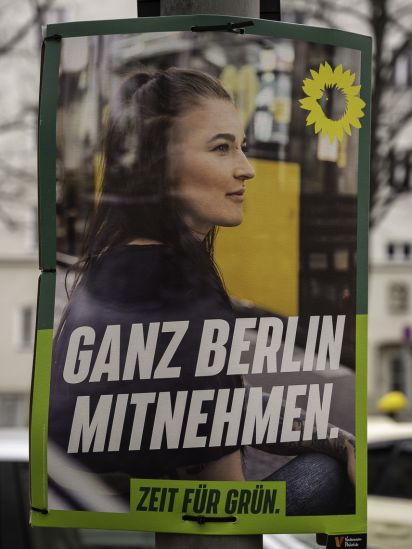 Themenplakat Ganz Berlin mitnehmen. Zeit für Grün.