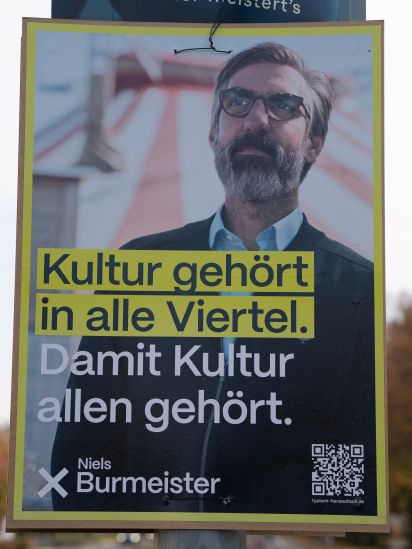 Themenplakat Kultur gehört in alle Viertel. Damit Kultur allen gehört.