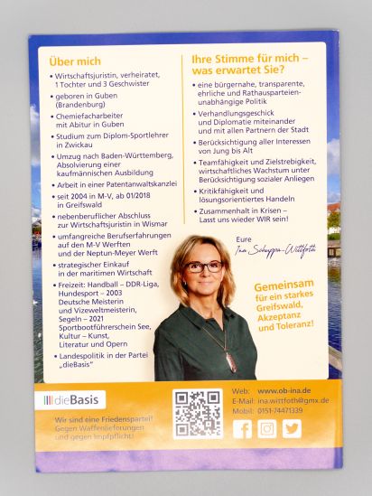 Flyer Ich für Sie. Sie für mich.