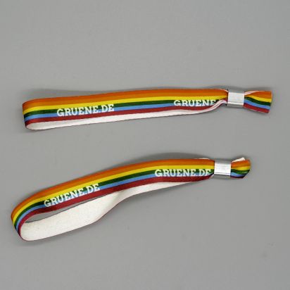 Give Away Regenbogen Armband. Grüne.