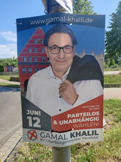 Kandidierendenplakat Jetzt haben Sie die Wahl! Parteilos & unabhängig wählen!