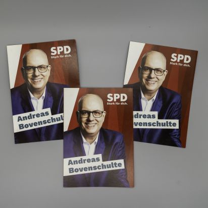 Flyer SPD Bremen. Kandidierendenflyer.