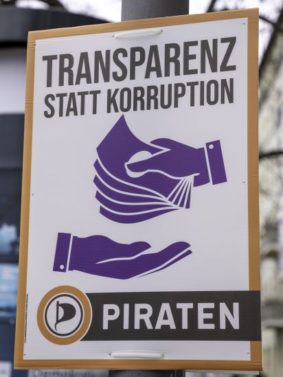 Themenplakat Transparenz statt Korruption